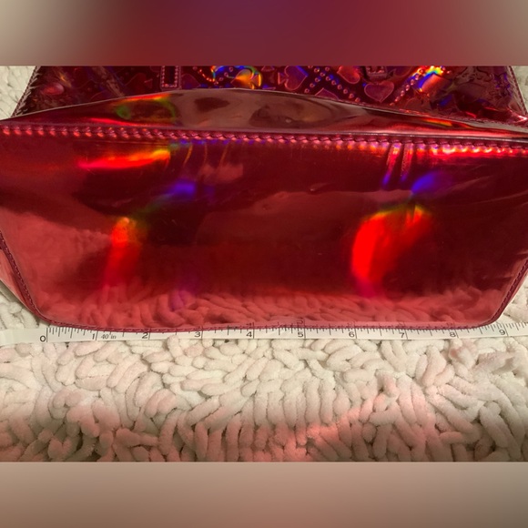 Kate Spade hand bag pink red gently used - Picture 9 of 12